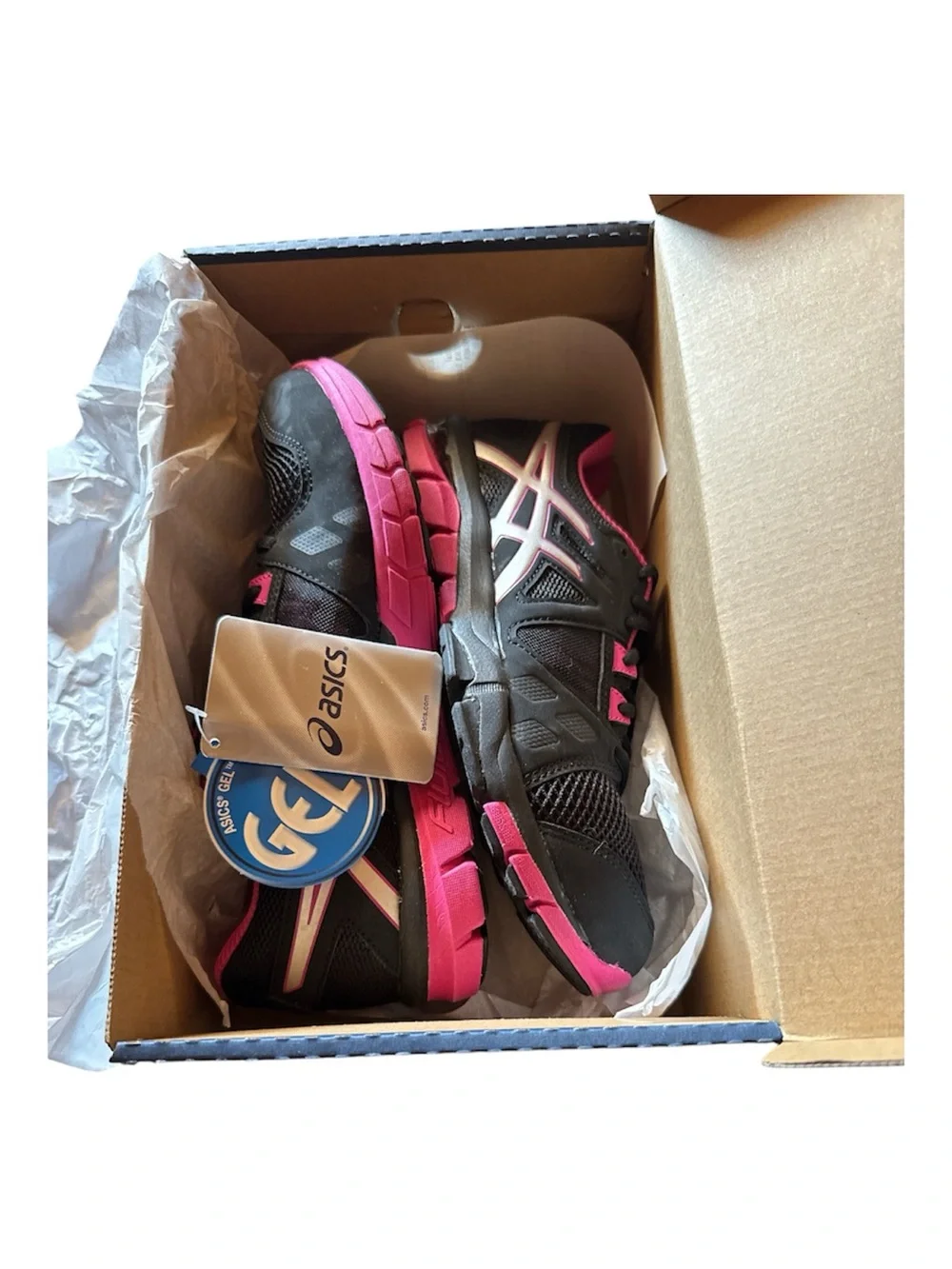 ⭐️NIB⭐️Asics Women's Gel-Craze Size 8 Black and Berry Athletic Running Shoe